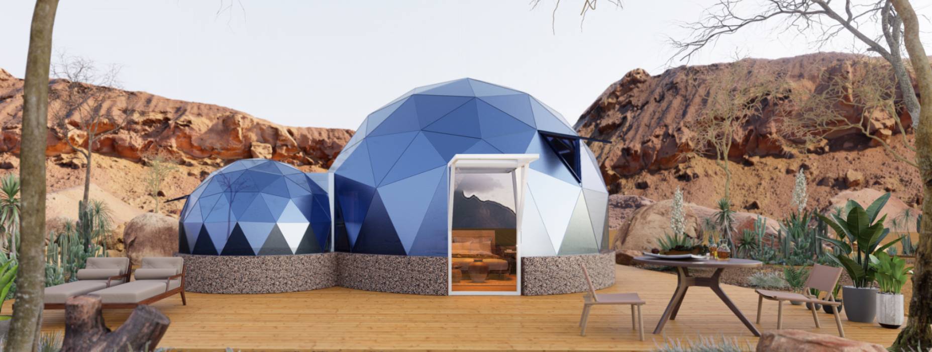 成华区球形智能光伏玻璃星空房